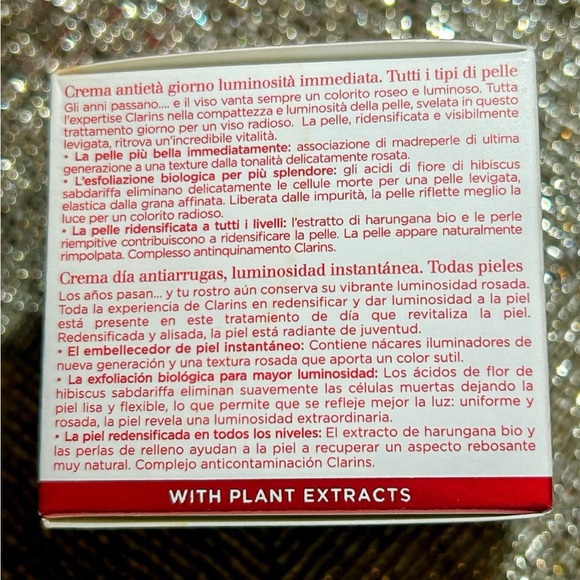 Clarins Rose Radiance Cream Super Restorative,Instant Glow, Lifting, 1.7oz (New) - Picture 6 of 7